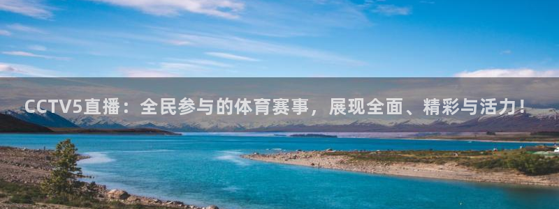 河豚足球体育直播：CCTV5直播：全民参与的体育赛事，展现全面、精彩与活力！